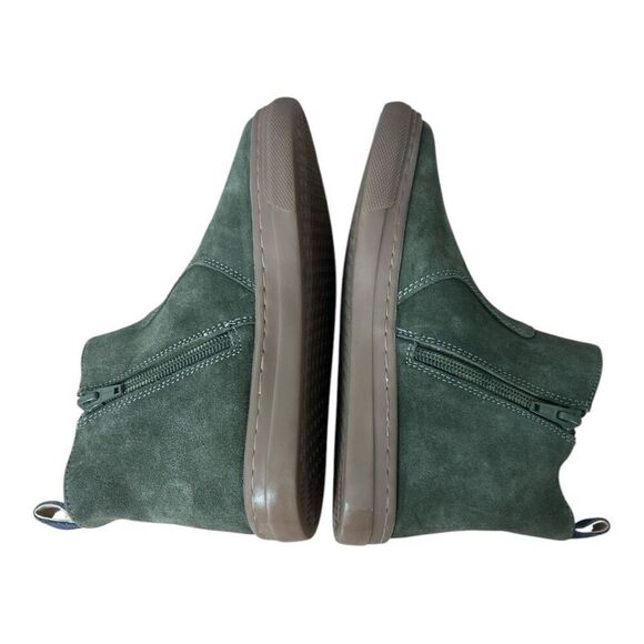 Mini Boden Kids Unisex Bootie Size 34(2.5 US) Green Suede Planet Saturn Leather - Picture 4 of 12